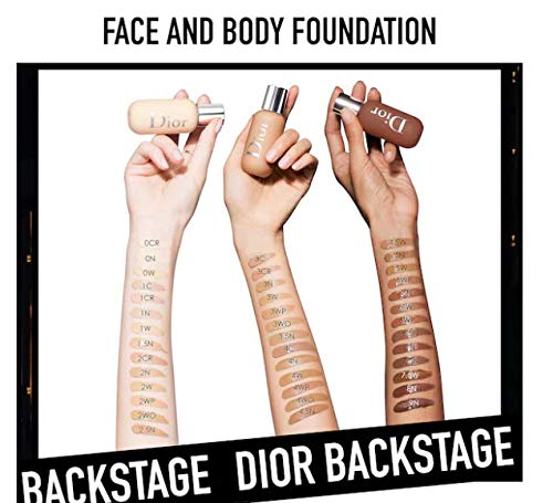 Dior Backstage Face & Body Foundation #0W- 0 Warm, 1.6 Fl Oz