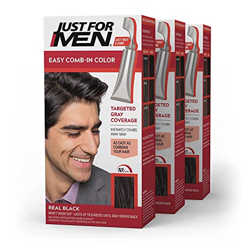 Just For Men Touch of Gray Hair Color Kit with Comb Applicator