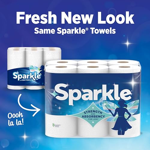 Sparkle Pick-A-Size Paper Towels, 6 Double Rolls (660 Sheets)