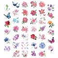 Flower Temporary Tattoos for Women - 80 Sheet Waterproof Stickers