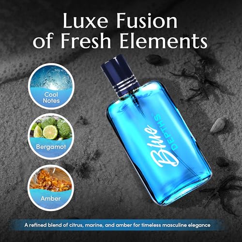 Blue Depths Eau de Toilette for Men - 3.4 Fl Oz