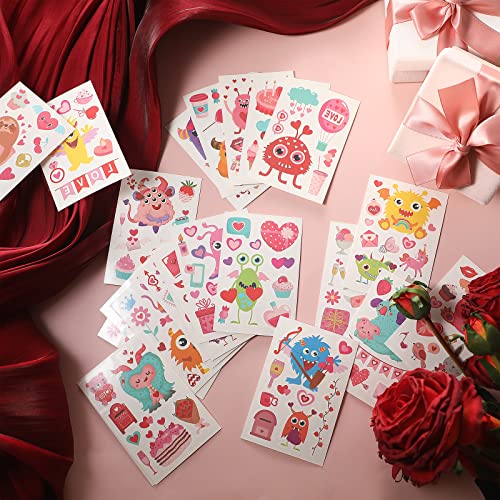 Valentine's Day Temporary Tattoos 120 Sheets 24 Designs
