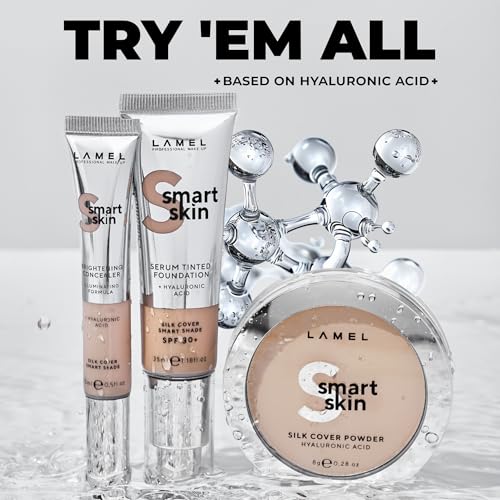 Lamel Smartskin Tinted Foundation 1.18 Fl Oz Sand - Hydrating, Hypoallergenic, Anti-Aging Skin Care