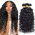Water Wave Human Hair Bundles - 16, 18, 20 Inch Brazilian Remy Hair
