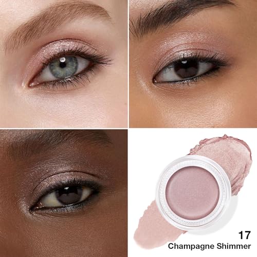 Kaely Champagne Shimmer Cream Eyeshadow Pot, Waterproof