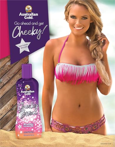 Australian Gold Cheeky Brown Accelerator Tanning Lotion 8.5 oz