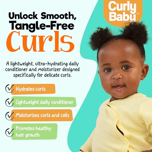 CurlyBaby Leave-In Conditioner - Curly Moisturizing Smoothie, 8oz