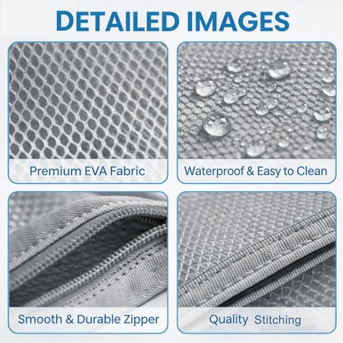 Standing Toiletry Bag 2-Pack | Waterproof EVA Travel Organizer