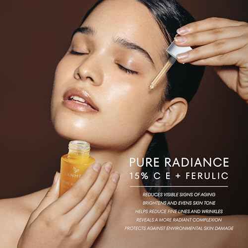 Lanmeri Vitamin C Face Serum 3pack- CE Ferulic Facial Serum with 15% Pure L-Ascorbic Acid, Ferulic Acid, Vitamin E, & Hyaluronic Acid - Anti Aging, Anti Wrinkle Skin Brightening Dark Spot Corrector