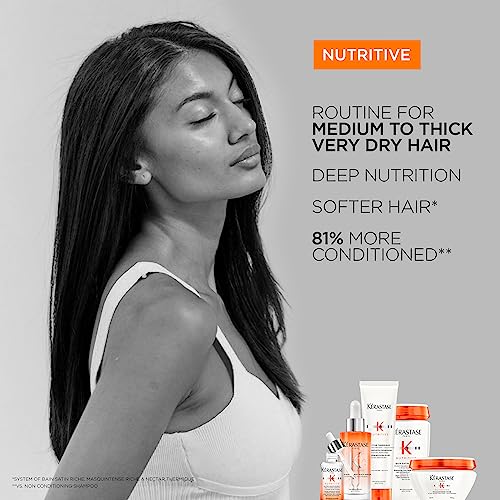 KERASTASE Nutritive Nourishing Mask | Moisturizes and Conditions For Hair With Irisome Complex Masquintense Old Packaging 6.8 Fl Oz