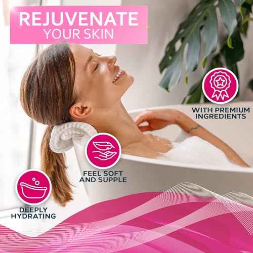 Bath Bombs Gift Set - 6 Bubble Bath Fizzies (6 x 2oz) with Natural Dead Sea Salt Cocoa and Shea Essential Oils - Best Gift Idea for Birthday, Mom, Woman, Girl, Him, Kids