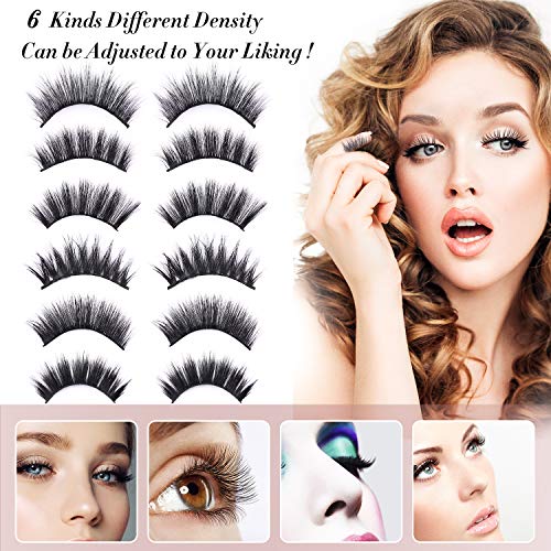 AROIC 30 Pairs False Eyelashes - 3D Volume Wispy Reusable Lashes