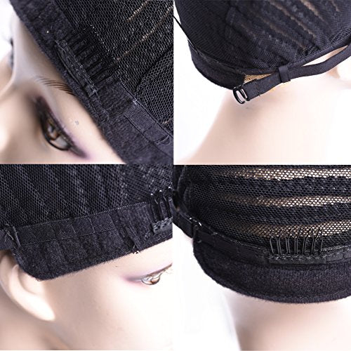 Refined Braided Wig Caps Crotchet Cornrows Cap For Easier Sew In Caps for Making Wig Glueless Hair Net Liner Crochet Wig Caps(Cornrows Caps 1pcs)