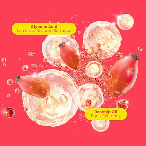 MATRIX Glow Mania Shampoo - Enhances Shine and Moisturizes, Preserves and Protects Color Vibrancy, For Dull and Color-Treated Hair, Sulfate-Free, With Glycolic Acid & Rosehip Oil