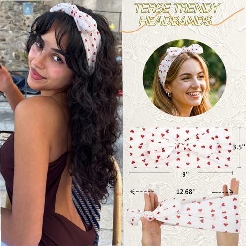 Women's Headband 6-Pack, Elastic Sports & Fashion Hair Bands