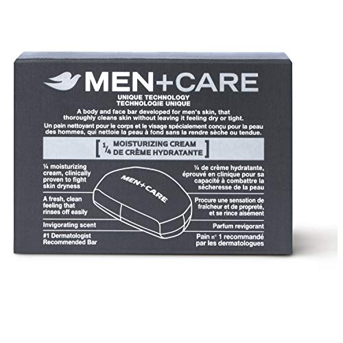 Dove Men+Care 3-in-1 Body & Face Bar, Extra Fresh, 3.75oz (8-Pack)