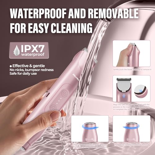 2-in-1 Electric Bikini Trimmer for Women - Wet & Dry Hair Remover