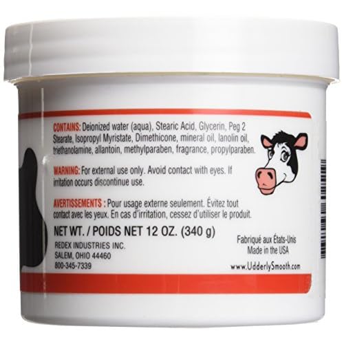 Udderly Smooth Body Cream 12 oz (Pack of 6)