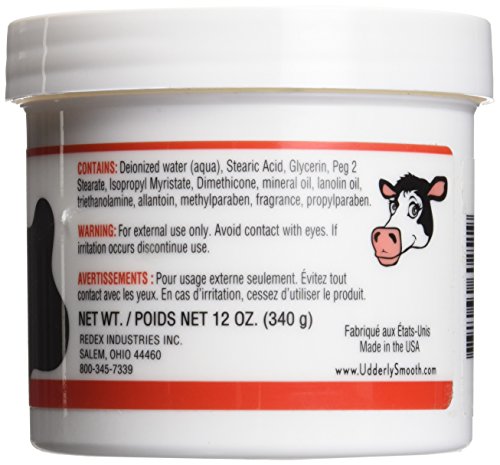 Udderly Smooth Body Cream 12 oz (Pack of 6)