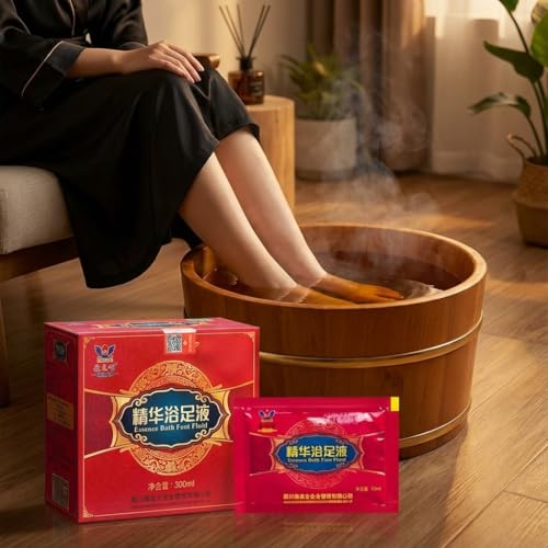 Herbal Foot Soak - 30 Sachets (300ml) | Plant-Based Formula for Odor Control & Itch Relief | Tibetan Herbal Blend to Support Circulation & Relaxation
