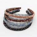 Zig Zag Headbands for Women (Pack of 4) Non-Slip Hair Bands