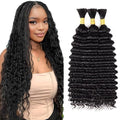 DiexrLamx 150g 12 Inch Curly Boho Braiding Hair Bundles – Natural Color 3 Pack