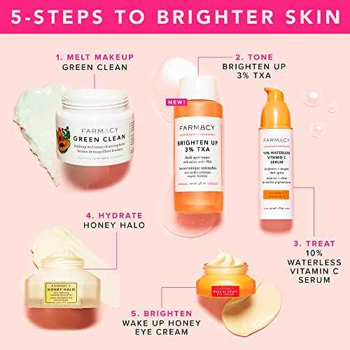 Farmacy 3% TXA Toner for Face - Brightening Face Toner for Oily Skin - Liquid Exfoliant with Azelaic Acid + 5% PHA to Target Visible Dullness + Help Reduce Uneven Skin Tone (50ml)