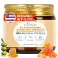 Frankincense Balm 2oz, Frankincense Essential Oil with Myrrh for Soothing Relief, Muscle Relaxation, Boswellia Serrata, Olive Oil, Vitamin E, Moisturizer for Dry, Cracked Skin