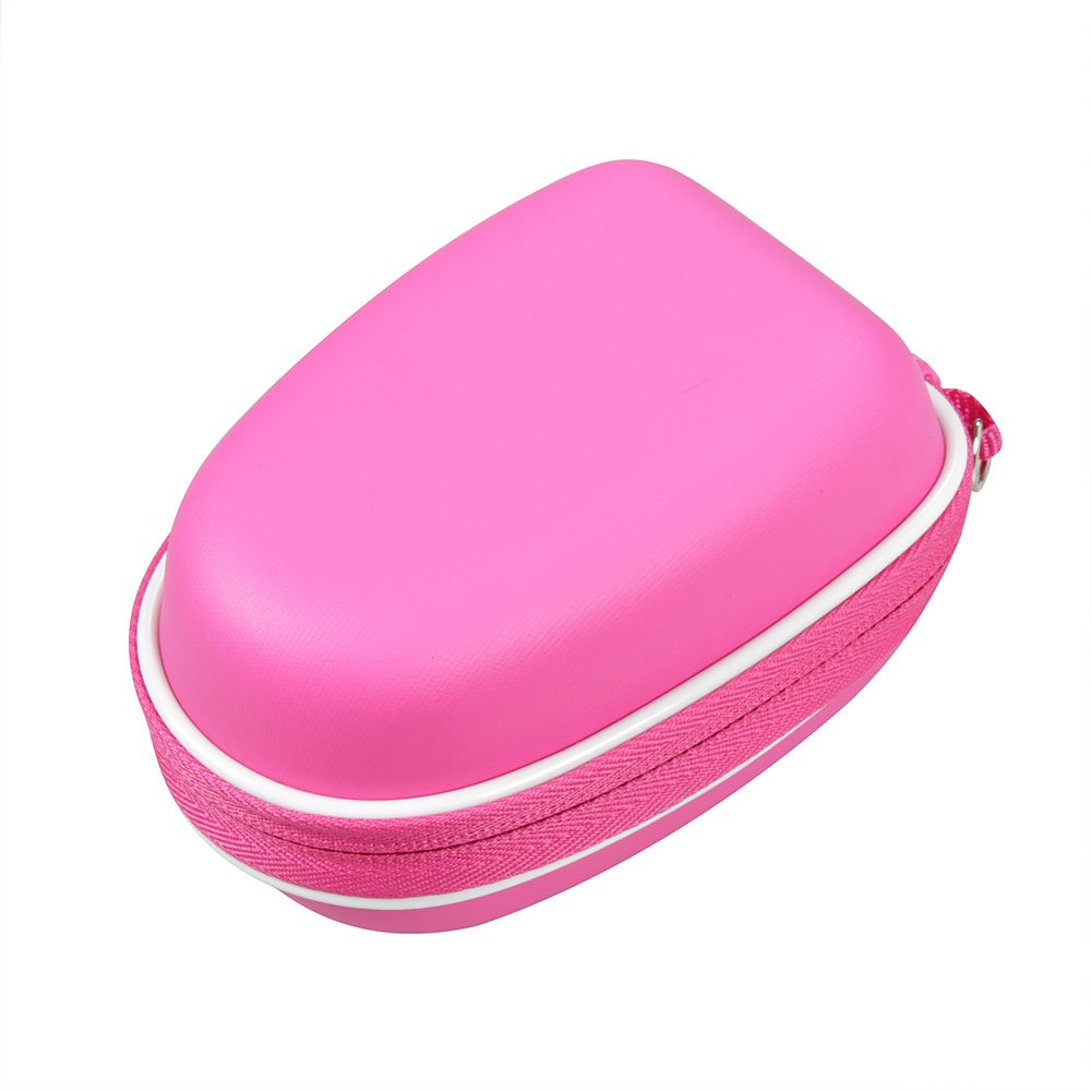 Hermitshell For Philips BRE235/04 / Philips HP6401 Satinelle Epilator Electric Shaver Travel EVA Hard Protective Case Carrying Pouch Cover Bag (Pink)