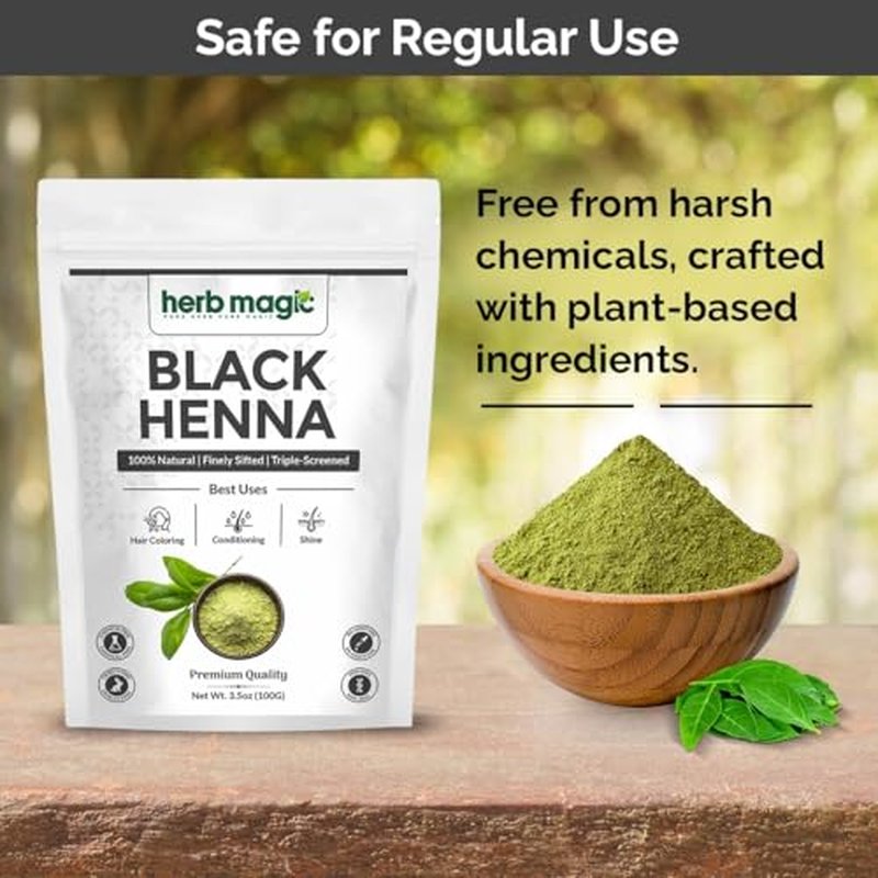 Black Henna Powder 100g | Natural Hair Color