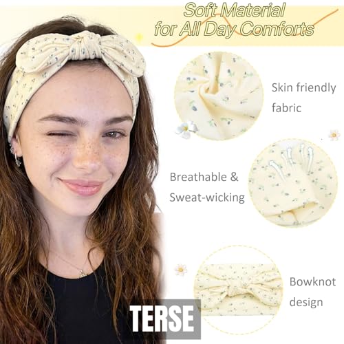 Women's Headband 6-Pack, Elastic Sports & Fashion Hair Bands