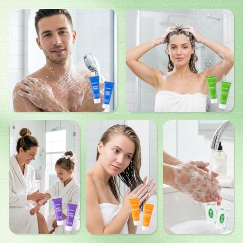 Hotel Toiletries Bulk Set - 50 Pcs Travel Size 5-in-1