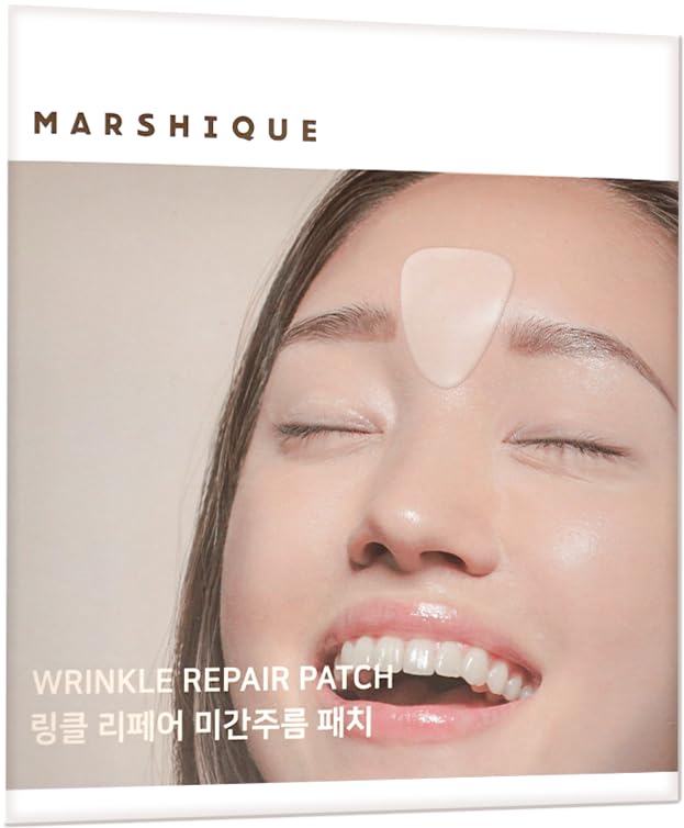 Marshique Wrinkle Repair Patches for Frown Lines Smile Lines Forehead Lines Non invasive Wrinkle Smoothers for Face Wrinkles - Korea Beauty Overnight Face Treatment