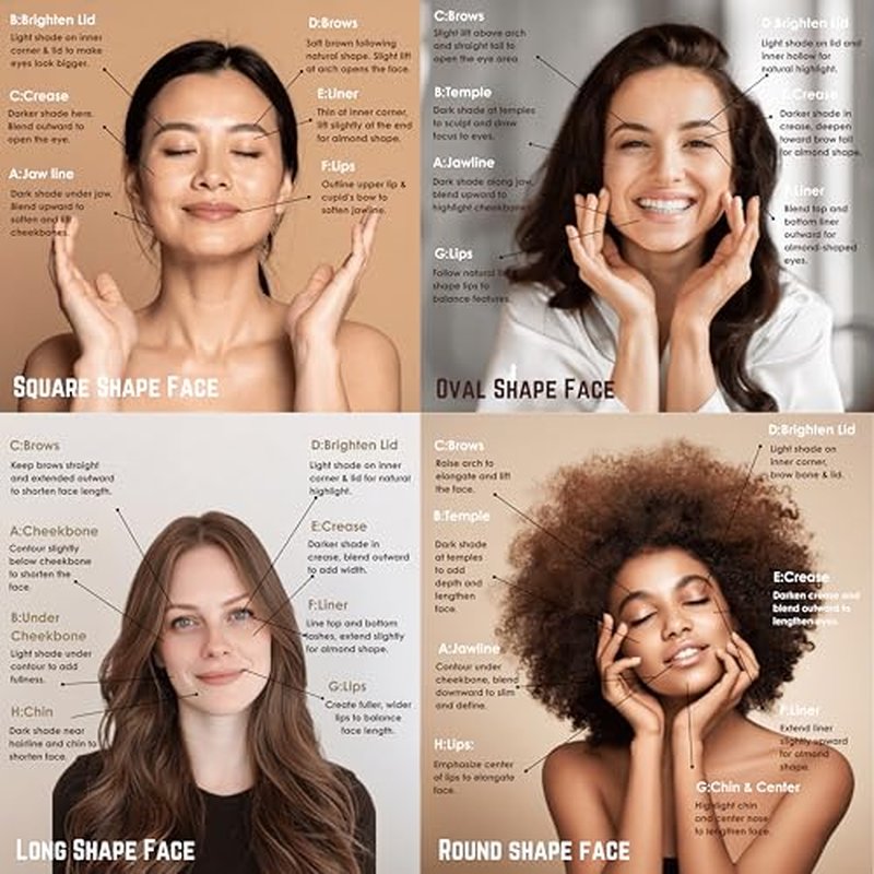 Beau Pur 4-in-1 Face Makeup Palette for Medium Skin Tones
