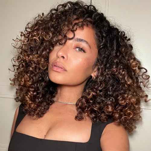 LIYATE 7 Packs Gogo Curl Crochet Hair for Women 14 Inch Pre-Twisted Curly Crochet Hair Deep Ocean Beach Curl Crochet Braids Synthetic Braiding Hair Extensions (14 Inch, 1B/30)