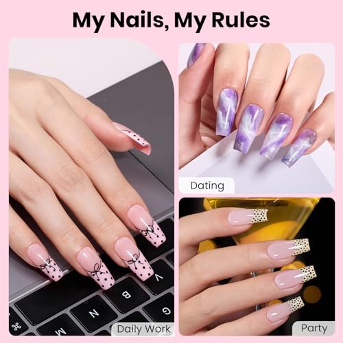 Beetles Gel Nail Kit Flat-X Coffin Medium 320pcs Nail Tips & Accessories – B- Coffin M 320pcs