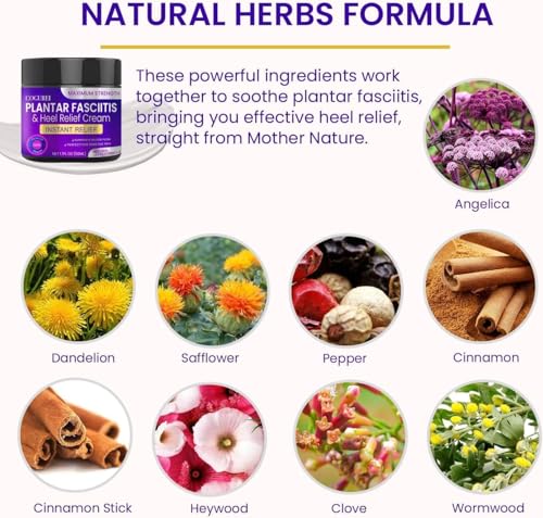 Plantar Fasciitis Relief Cream – Herbal Foot Pain Therapy