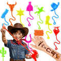 48 PCS Cowboy Party Favors - Temporary Tattoos & Sticky Hands