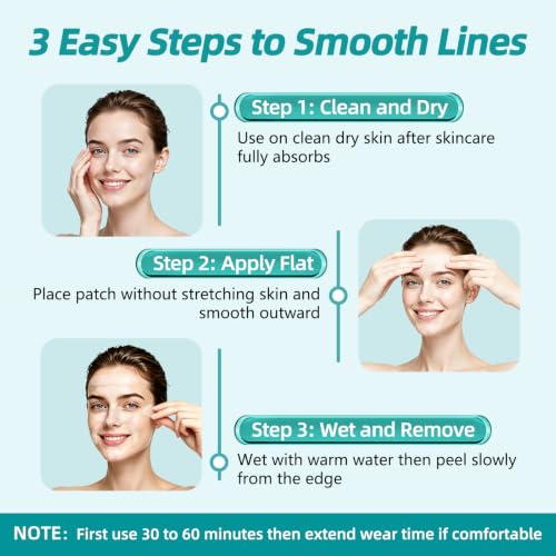 Face Wrinkle Tape | 208 Pack Forehead & Expression Line Patches