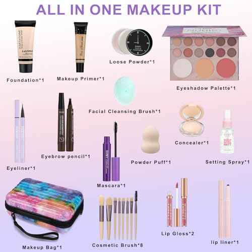 Makeup Kit Makeup Set for Teens & Girls Make Up Sets for Girls 10-12 Makeup Gift Set for Teenagers Makeup kits for Teen Beginner
