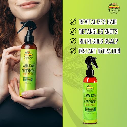 Jamaican Amber Leave-in Hair Mist - 8 fl oz Hydrating Spray