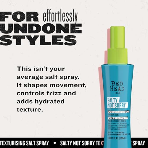 Bed Head Salty Not Sorry Sea Salt Spray, 3.38 fl oz