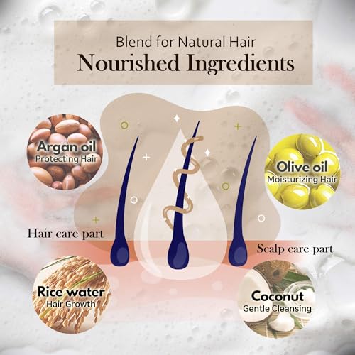 Mimosu Hair Growth Shampoo Bar with Fermented Rice Water - 5oz