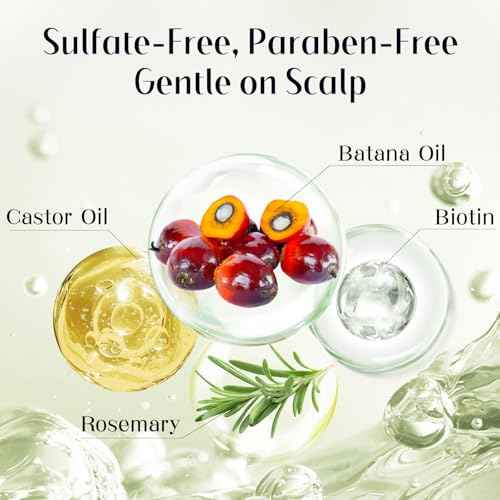 Raw Batana Oil for Hair Growth 4-in-1 Batana Oil with Rosemary, Castor Oils and Biotin for Reduce Hair Loss, Scalp Care, Repair Damaged Hair