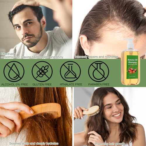 Batana & Rosemary Oil Shampoo for Hair Growth & Repair