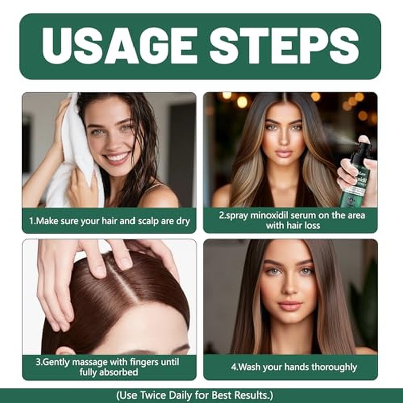 5% Minoxidil Hair Growth Spray for Men & Women