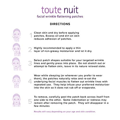 Toute Nuit Curve Face Tape - Frown, Eyes & Mouth 48ct