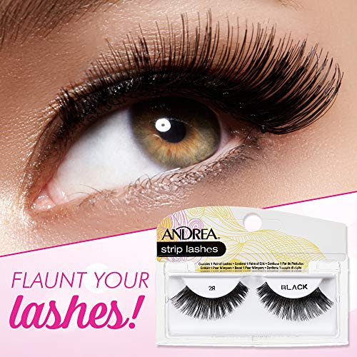 Andrea False Lashes Style 28 - Black 4 pairs