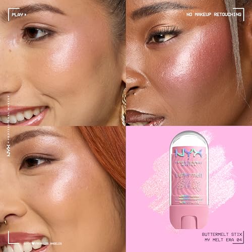 NYX Buttermelt Glaze Stix Highlighter - My Melt Era Pink