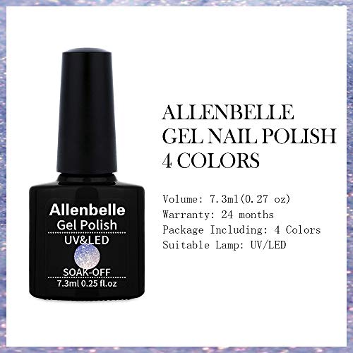 Allenbelle Color Changing Gel Nail Polish Gift Set Color Changing Gel Polish Set Mood Soak Off Uv Led Color Changing Gel Nail Polish 001